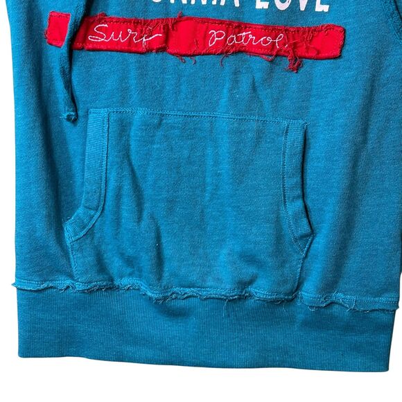 Reflex Hoodie Womens Medium California Love Bear Surf Patrol Pullover Graphic - Picture 6 of 8